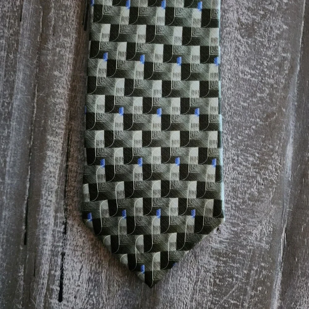 Set‎ Of 4 Geoffrey Beene Mens Silk Neck ties Multicolor  American Greetings
